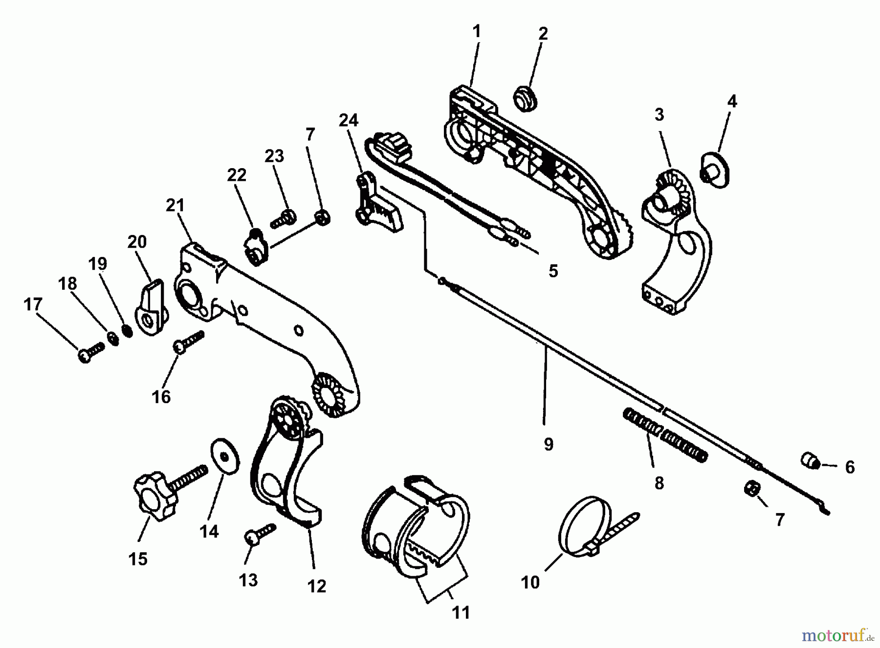 Echo Zubehör / Bläser / Sauger / Häcksler 99944100001 - Echo Tube Mount Throttle Kit Tube Mount Throttle Kit 99944100001