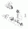 Echo PPF-2100 - Pole Saw / Pruner, S/N: 001001 - 506099 (Type 1E) Ersatzteile Crankcase, Engine, Engine Cover, Fan Case
