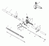 Echo PPF-2100 - Pole Saw / Pruner, S/N: 001001 - 506099 (Type 1E) Ersatzteile Driveshaft, Handle, Harness, Stop Switch, Throttle