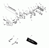 Echo PPF-2100 - Pole Saw / Pruner, S/N: 001001 - 506099 (Type 1E) Ersatzteile Gear Case, Guide Bar, Cutting Chain, Tools