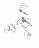 Echo PPF-210 - Pole Saw / Pruner, S/N: 08001001 - 08999999 Ersatzteile Control Handle, Throttle Cable, Ignition Switch