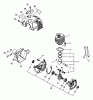 Echo PPF-2110 - Pole Saw / Pruner, S/N: 001001 - 506099 (Type 1E) Ersatzteile Crankcase, Engine, Engine Cover, Fan Case