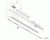 Echo PPF-300ES - Pole Saw / Pruner, S/N: E06537001001 - E06537999999 Ersatzteile Main Pipe Assembly, Driveshaft