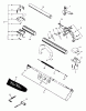 Echo PPFD-2400 - Pole Saw / Pruner, S/N: 501001 - 999999 (Type 1E) Ersatzteile Driveshaft, Handle, Harness, Stop Switch, Throttle, Tools