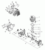 Echo PPSR-2122 - Pole Saw / Pruner, S/N: 505000 - 999999 (Type 1E) Ersatzteile Crankcase, Engine, Engine Cover, Fan Case