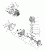 Echo PPSR-2433 - Pole Saw / Pruner, S/N: 001001 - 503999 (Type 1E) Ersatzteile Crankcase, Engine, Engine Cover, Fan Case