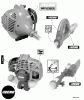 Echo PPT-235ES - Pole Saw / Pruner (Type 1E), S/N: S07037001001 - S07037999999 Ersatzteile Labels