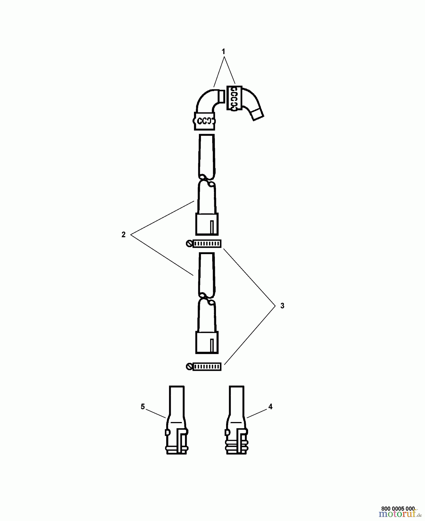 Echo Zubehör / Bläser / Sauger / Häcksler 99944100010 - Echo Rain Gutter Kit Rain Gutter Kit