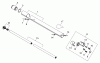 Echo PPT-2400 - Pole Saw / Pruner (Type 1E), S/N: E14220001001 - E14220999999 Ersatzteile Upper Pipe, Upper Drive Shaft