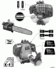 Echo PPT-260 - Pole Saw / Pruner, S/N: E09113001001 - E09113999999 Ersatzteile Labels