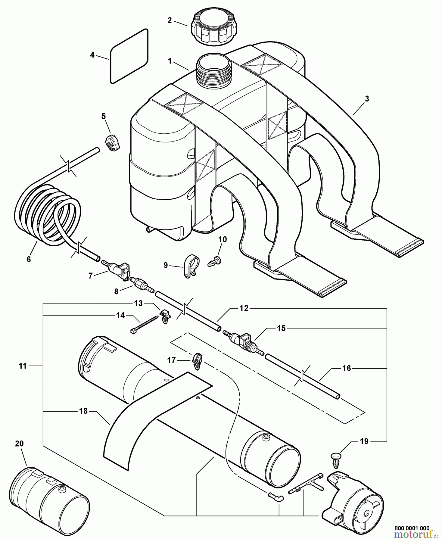 Echo Zubehör / Bläser / Sauger / Häcksler 99944200300 - Echo Yard Shield Yard Shield Assembly