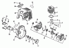Echo SRS-2100 - Pole Saw / Pruner Ersatzteile Engine, Crankcase, Fan Housing, Clutch Drum, Cover