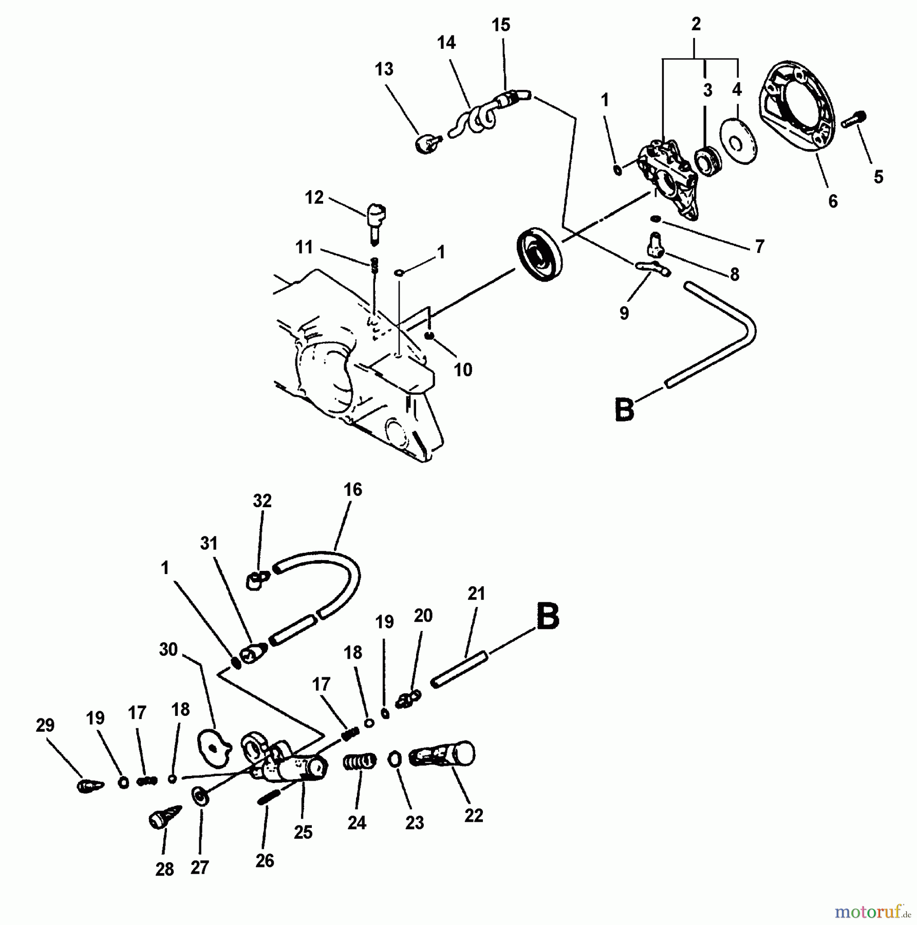  Echo Rettungssäge QV-6700  Oiler Assembly
