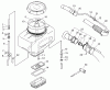 Echo DM-4610 - Duster/Mister, S/N: D02936001001 - D02936999999 Ersatzteile Chemical Tank