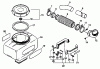 Echo DM-4610 - Duster/Mister, S/N: D02936001001 - D02936999999 Ersatzteile Nozzle, Blower Tubes