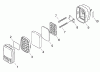 Echo DM-6610 - Duster/Mister, S/N: 23001001 - 23999999 Ersatzteile Air Filter