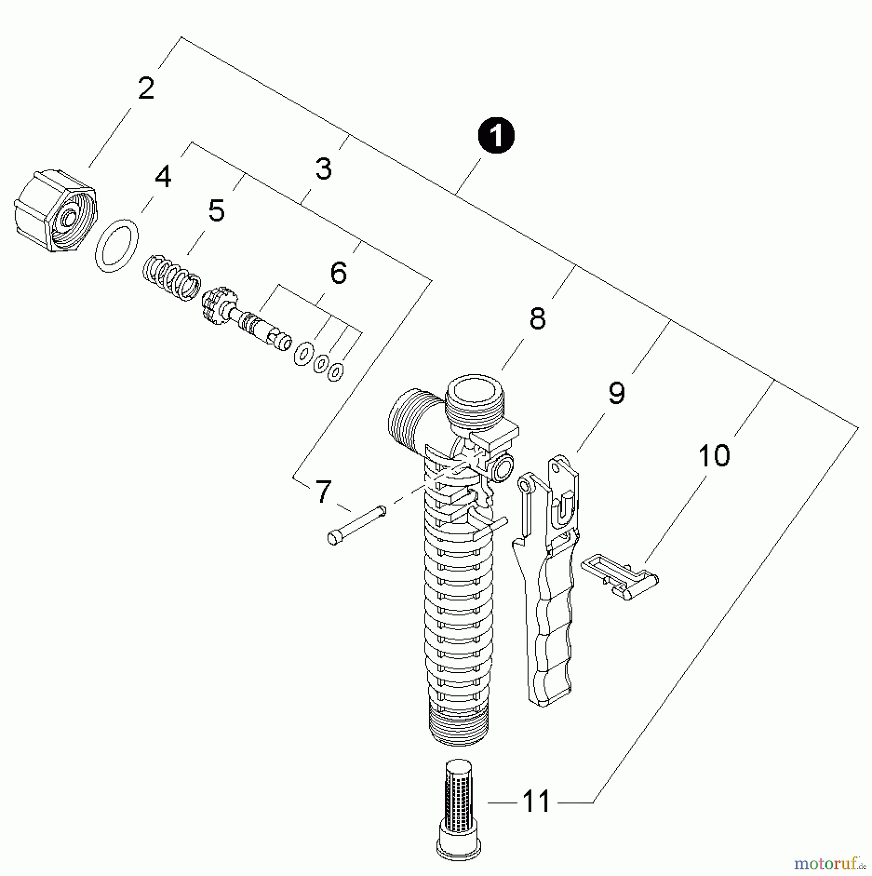 Echo Pflanzenschutzspritzen MS-30H - Echo Manual Sprayer, S/N: MSP10001001 - MSP10999999 Spray Gun