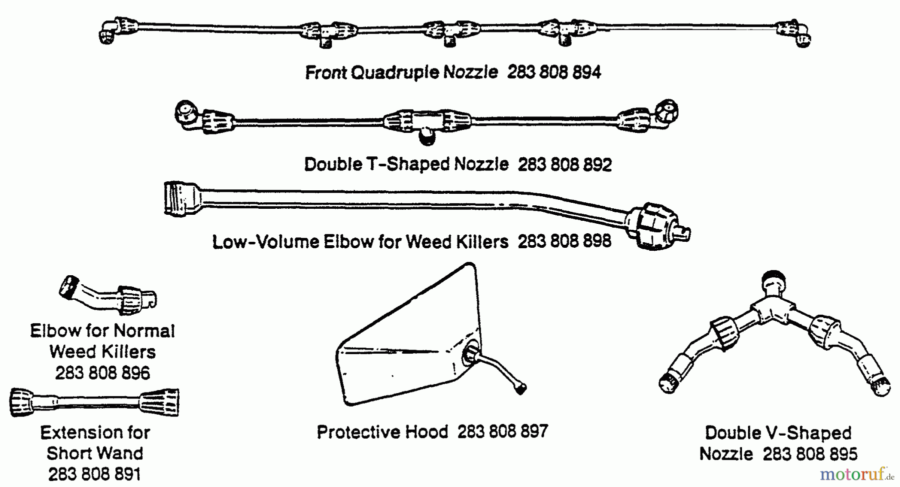  Echo Pflanzenschutzspritzen MS-12 - Echo Manual Sprayer Accessories