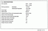 Echo MS-9 - Manual Sprayer Ersatzteile Specifications