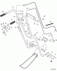 Echo TC-210 - Tiller/Cultivator, S/N: E14013001001 - E14013999999 Ersatzteile Handle, Ignition Switch, Throttle Cable
