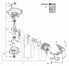 Echo TC-2100 - Tiller/Cultivator, S/N: 001001 - 999999 (Type 1E) Ersatzteile Engine, Crankcase, Cylinder Cover