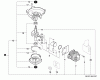 Echo TC-210i - Tiller/Cultivator, S/N: 05001001 - 05999999 Ersatzteile Engine, Short Block -- SB1071
