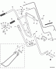 Echo TC-210i - Tiller/Cultivator, S/N: 05001001 - 05999999 Ersatzteile Handle, Ignition Switch, Throttle Cable