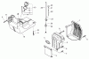 Echo CLS-5800 - Clearing Saw Ersatzteile Muffler, Fuel Tank