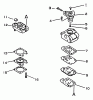 Echo GT-1100 - String Trimmer, S/N:001001 - 077000 Ersatzteile Carburetor  S/N: 001001 - 051000
