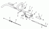Echo GT-1100 - String Trimmer, S/N:098001 - 126000 Ersatzteile Driveshaft, Handles, Throttle
