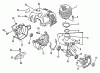Echo GT-1100 - String Trimmer, S/N:126001 - 174348 Ersatzteile Engine, Crankcase, Fan Housing, Cover