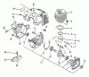 Echo GT-1100 - String Trimmer, S/N:181001 - 252599 Ersatzteile Engine, Crankcase, Fan Housing, Cover