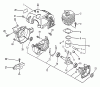 Echo GT-1100 - String Trimmer, S/N:252600 - 999999 Ersatzteile Engine, Crankcase, Fan Housing, Cover