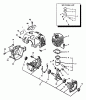 Echo GT-2000 - String Trimmer Ersatzteile Engine, Fan Housing Cover