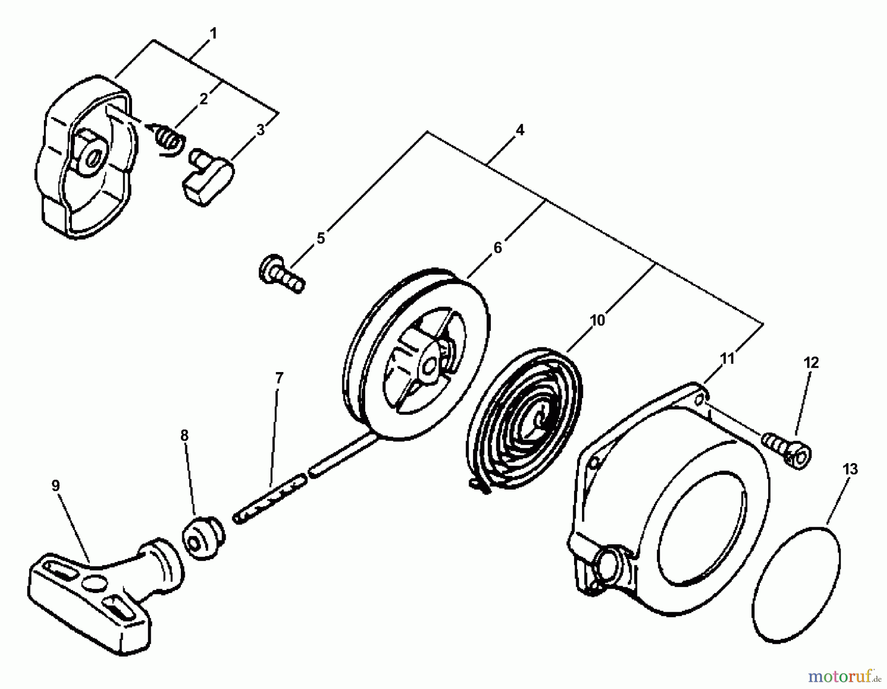  Echo Trimmer, Faden / Bürste GT-2000R - Echo String Trimmer (Type 1E) Starter