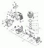 Echo GT-2000SB - String Trimmer (Type 1E) Ersatzteile Engine, Fan Housing, Cover