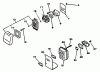 Echo GT-2102 - String Trimmer Ersatzteile Intake, Exhaust, Air Cleaner