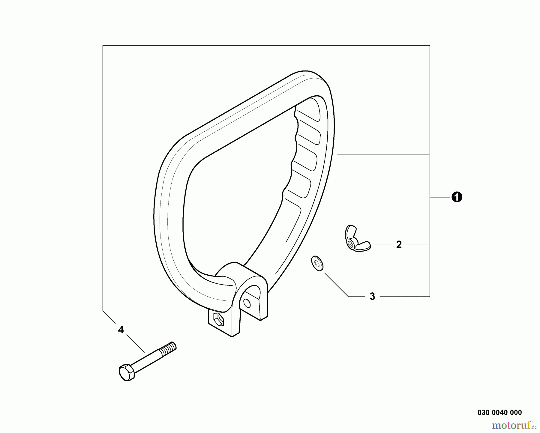 Echo Trimmer, Faden / Bürste GT-225i - Echo String Trimmer, S/N:S54813001001 - S54813999999 Front Handle