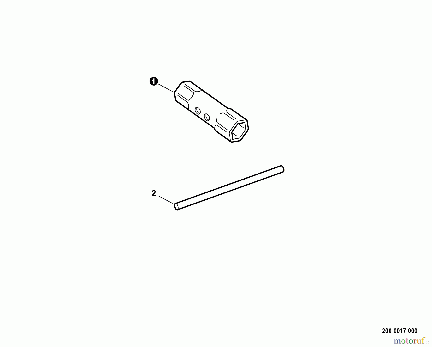 Echo Trimmer, Faden / Bürste GT-225i - Echo String Trimmer, S/N:S54813001001 - S54813999999 Tools