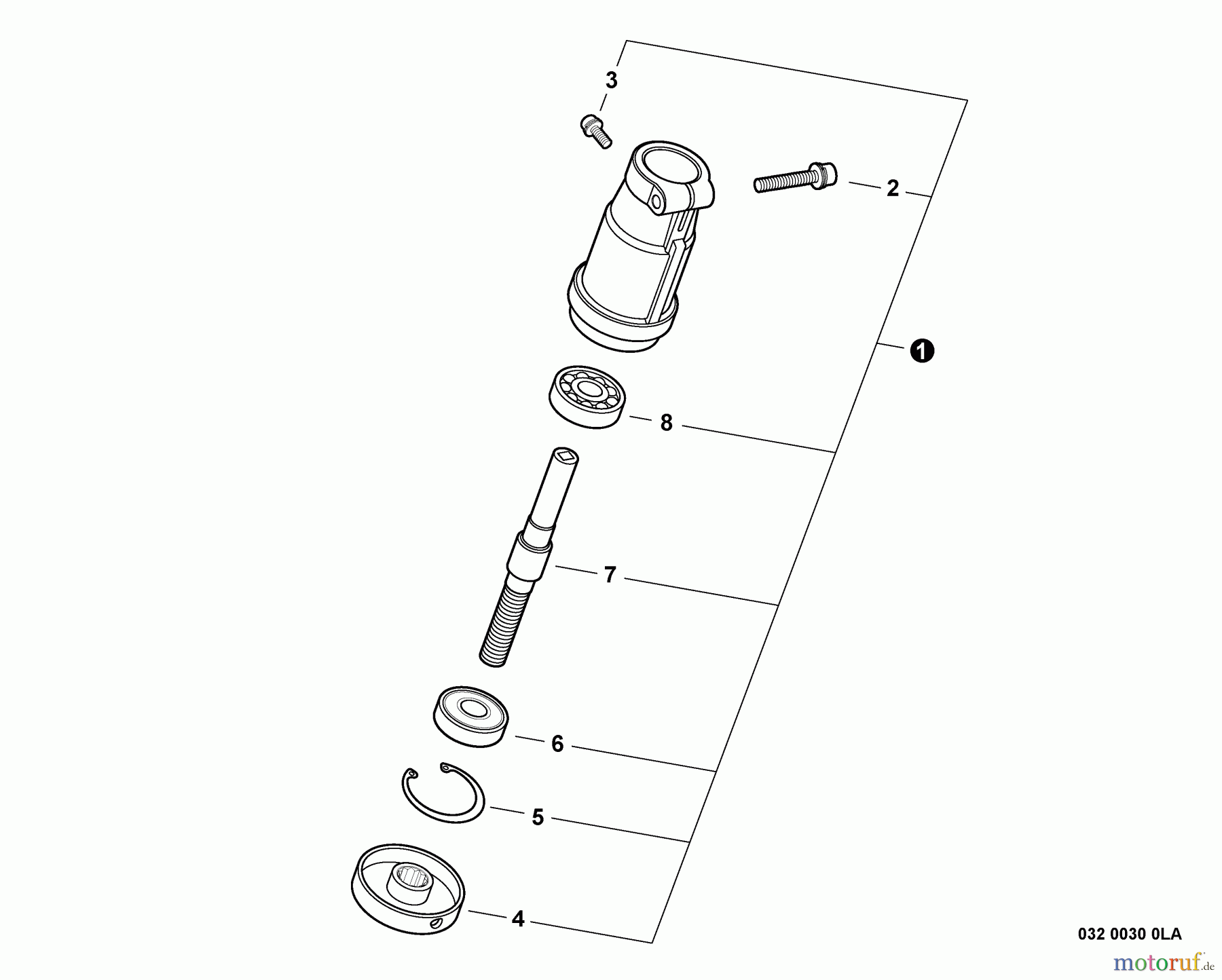 Echo Trimmer, Faden / Bürste GT-22GES - Echo String Trimmer Gear Case