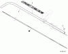 Echo GT-22GES - String Trimmer Ersatzteile Main Pipe, Flexible Driveshaft