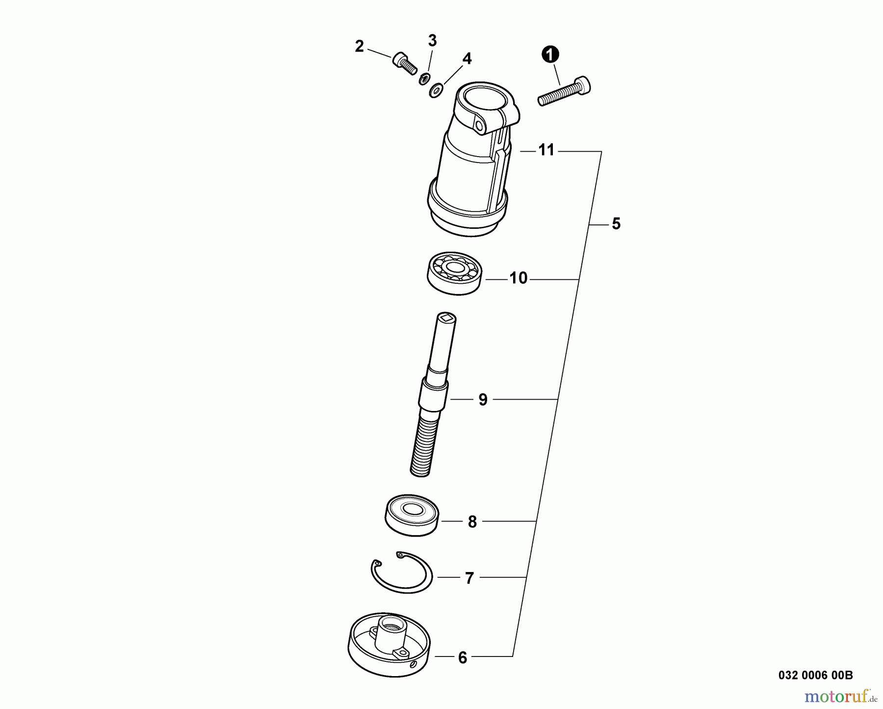 Echo Trimmer, Faden / Bürste GT-225 - Echo String Trimmer, S/N: S53912001001 - S53912999999 Gear Case