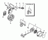 Echo GT-2400 - String Trimmer Ersatzteile Clutch, Ignition, Starter