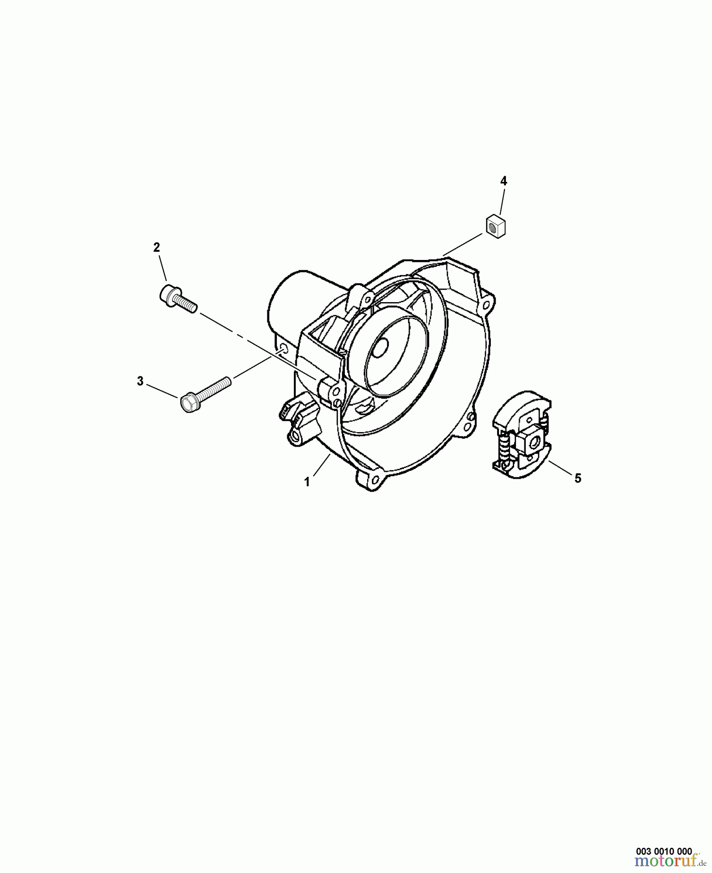 Echo Trimmer, Faden / Bürste GT-251E - Echo String Trimmer, S/N:08001001 - 08999999 Fancase, Clutch