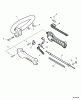 Echo GT-251E - String Trimmer, S/N:08001001 - 08999999 Ersatzteile Handles, Ignition Switch, Throttle Cable