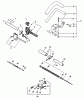 Echo PAS-2100 - Power Unit, S/N: 001001 & Up (Type 1E) Ersatzteile Driveshaft, Coupling, Handles, Throttle, Stop Switch
