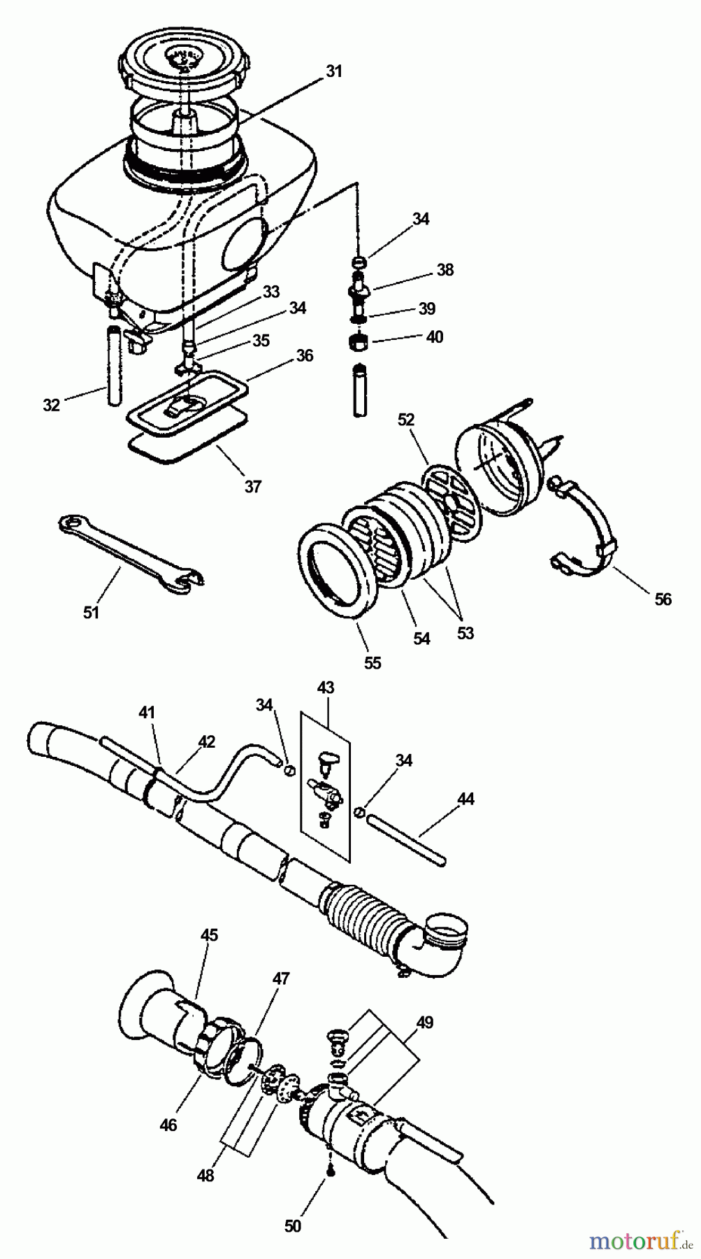 Echo Zubehör / Bläser / Sauger / Häcksler PBAM-400E - Echo Mister Attachment Hoses & Attachments