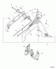 Echo PB-251 - Hand Held Blower, S/N: P06113001001 - P06113999999 Ersatzteile Handle, Ignition Switch, Throttle Cable