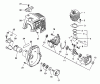Echo PAS-2400 - Power Unit (Type 1E) Ersatzteile Engine, Fan Housing, Cover