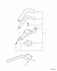 Echo PAS-260 - Power Unit, S/N: S82813001001 - S82813999999 Ersatzteile Front Handle